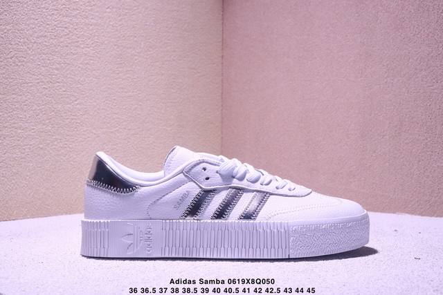 Adidas Originals Sambarose anti-slip shock-absorbing low-top sneakers Item No.: