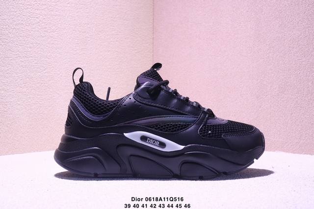 Dior mesh low-top sports casual shoes This series uses black mesh, white and bla
