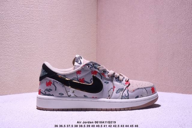 Nike Air Jordan 1 Low Aj1 low-top casual sneakers synchronized with the official