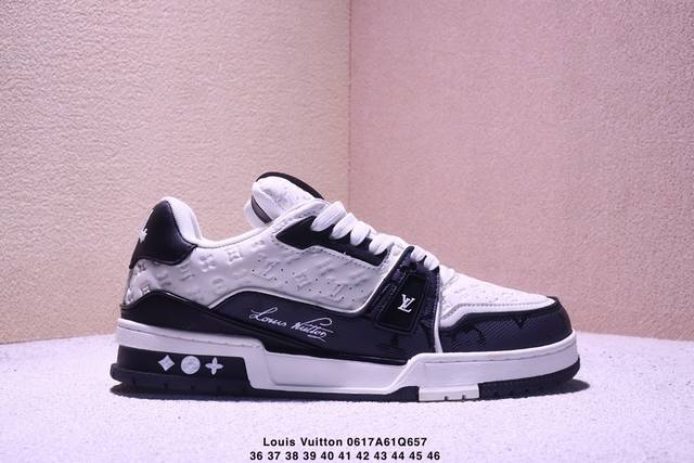 Louis Vuitton men's and women's shoes are made in Guangdong, upgraded with thick