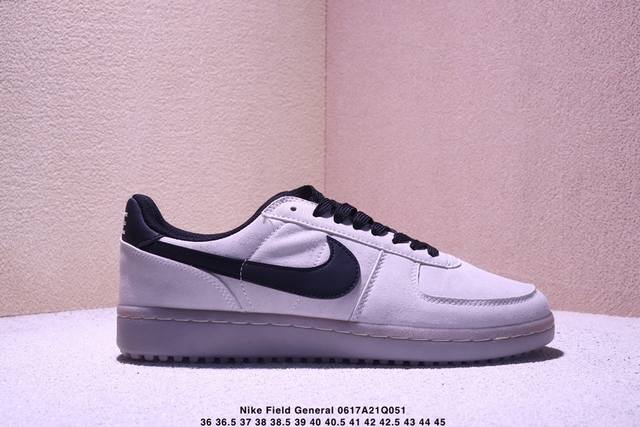 Nike Field General 82 Snake Skin Swoosh Comfortable and versatile thin-soled ret