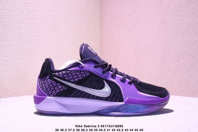 genuine Nike Sabrina 2 Nike lightweight wear-resistant shock-absorbing low-top b