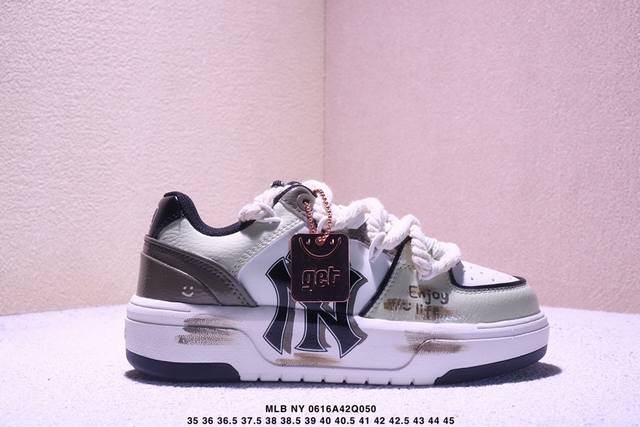 Company-level Mlb Ny printed internet celebrity dad shoes graffiti prank Inner h
