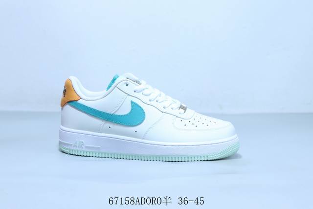 Nike Air Force 1 Af1 Nike low-top Air Force One casual sneakers 67158Adoro half