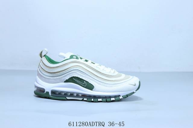 Nike Air Max 97 Og Qs Bullet Series New Color Retro Full Palm Air Cushion Sports