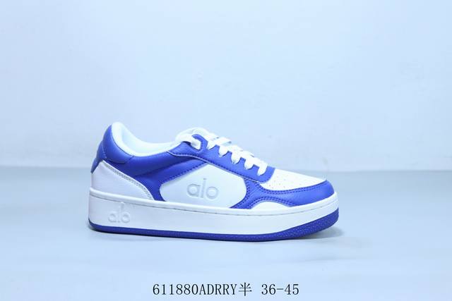Alo Recovery Mode Jing Baidian with thick bottom white casual sneakers 611880Adr