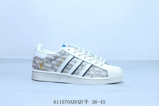Adidas Originals Superstar non-slip wear-resistant lightweight breathable low-to