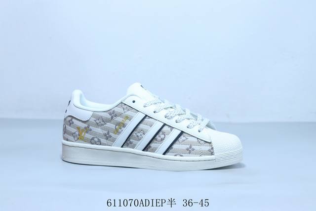 Adidas Adidas Originals Superstar non-slip wear-resistant lightweight breathable