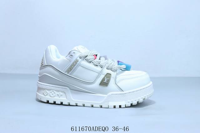 Lv Louis Vuitton Louis Vuitton Trainer Sneaker Low casual sports culture all-mat