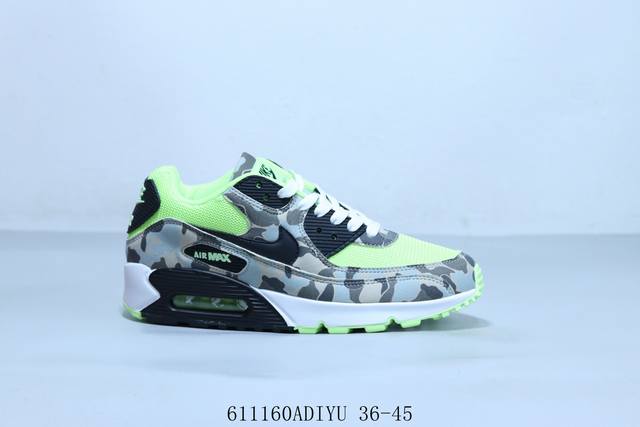 Nike Air Max 90 classic retro small cushion running shoes 611 Adiyu 36-45