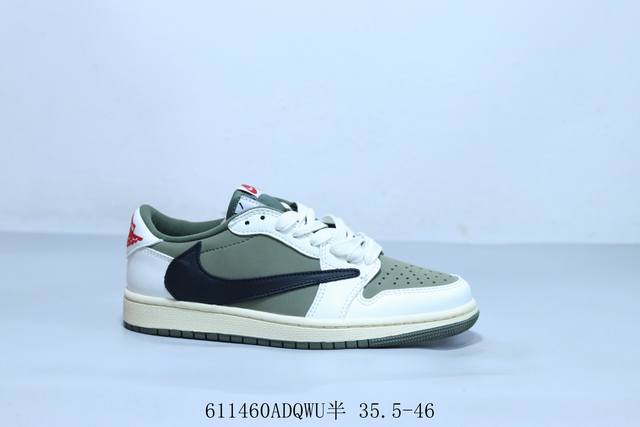 Jordan Air Jordan 1 Low Aj1 Joe 1 low-top hook retro culture leisure sports bask