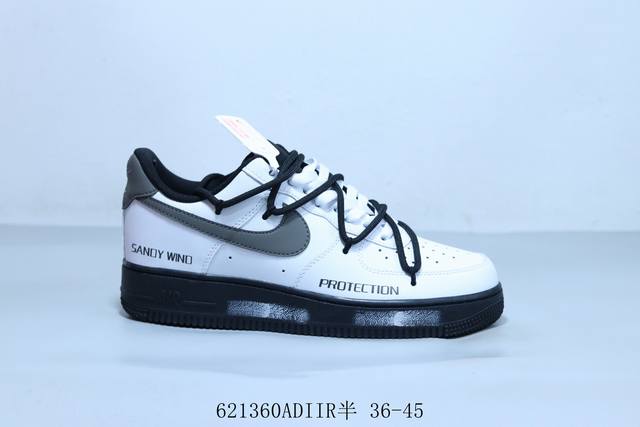 Nike Air Force 1 Af1 Nike Air Force One casual sneakers lace-up number Zh0316-08