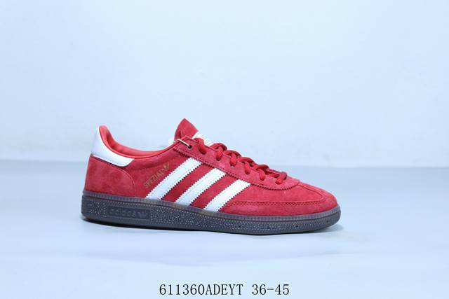 Adidas Spezial retro casual sneakers are made of pig skin and cow tendon wear-re