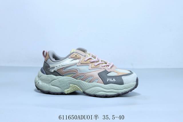 Fila Fila Fila couple new fern retro versatile sports shoes 611650Aduoi half 35.