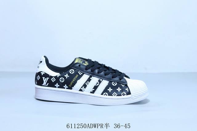 Adidas Adidas Originals Superstar non-slip wear-resistant lightweight breathable