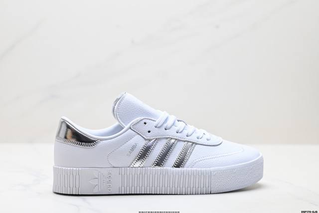 genuine label Adidas Originals Sambarose anti-slip shock-absorbing low-top sneak