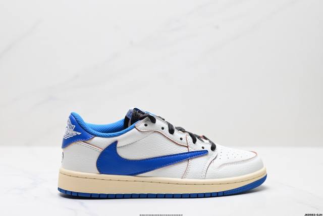 Corporate Nike Air Jordan 1 X Travis Scott Aj1 inverted hook Joe one inverted ho