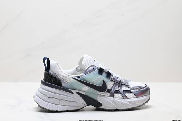 Authentic Nike V2K Run running shoes, retro style mesh breathable sports shoes,