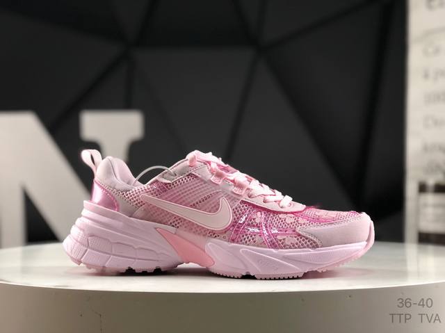 Nike Nk V2K Runtekk shock-absorbing and non-slip low-top retro daddy shoes. The
