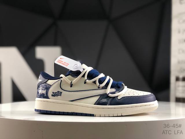 Corporate-level with half-size Nike Air Jordan 1 Low Aj1 Joe 1 joint hook straps