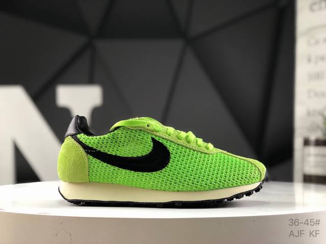 Nike Roshe Run Ld- 0 X Stussy Waffle Generation Series Waffle Retro Casual Sport
