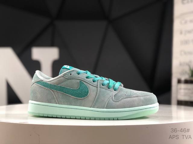 Nike Air Jordan 1 Low Aj1 Qiao 1 low-top trendy slow sports casual shoes. Aj1 lo