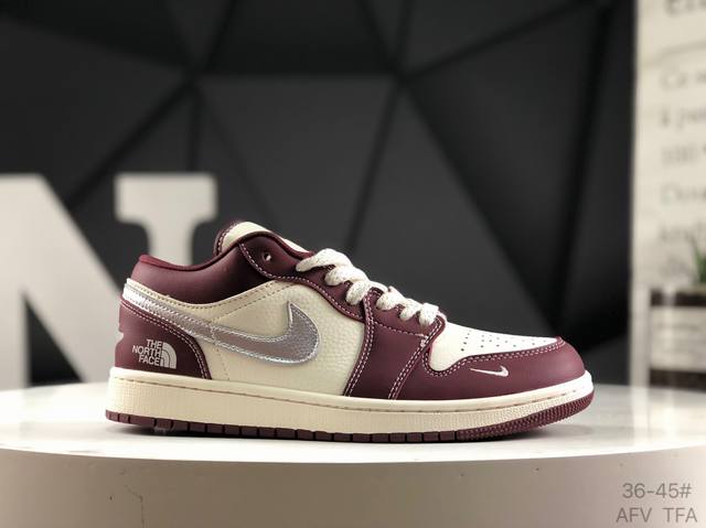 Nike Wmns Air Jordan 1 Low Gs White University Red Aj1 Jordan Generation Low Top