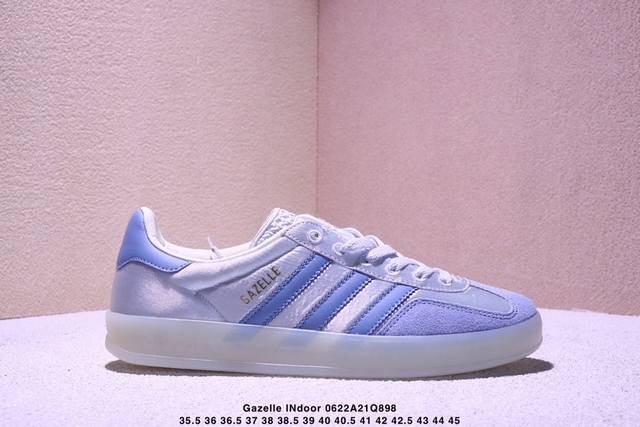 Corporate-level Adidas Originals Gazelle Indoor clover casual non-slip wear-resi