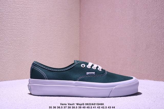 Vans Vault 'Mopq' Dark Green Both colors are made of lightweight yet textured ca