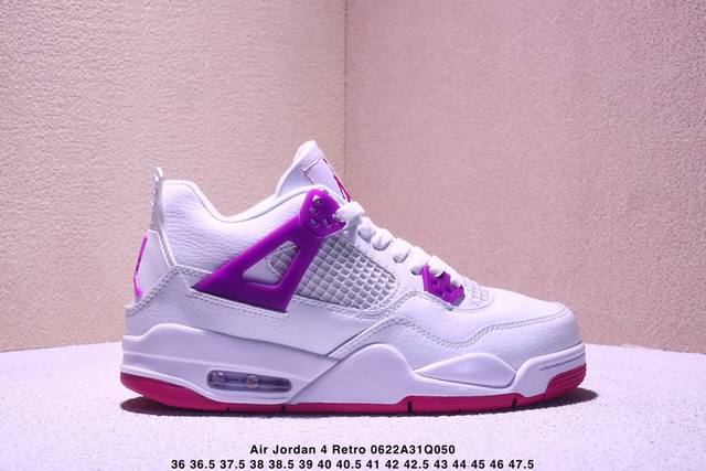 Authentic Nike Air Jordan 4 Retro Michael Jordan Aj4 mid-top retro casual sports