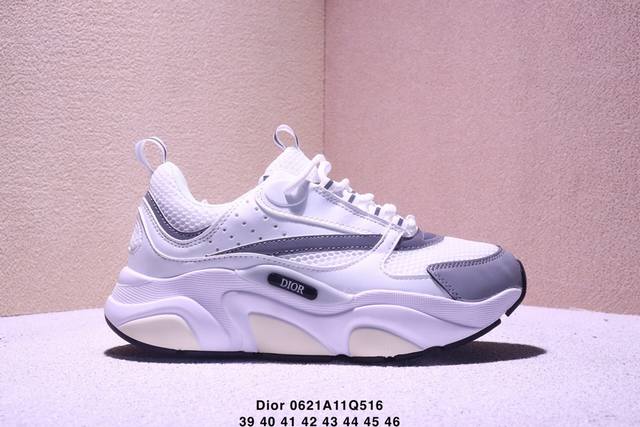 Dior mesh low-top sports casual shoes This series uses black mesh, white and bla
