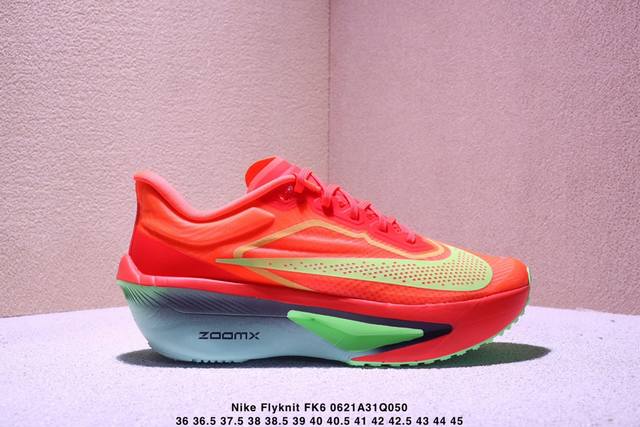 Nk Zoomx Invincible Run Flyknit Fk6 Zoom Fly 6 lightweight flying woven low-top