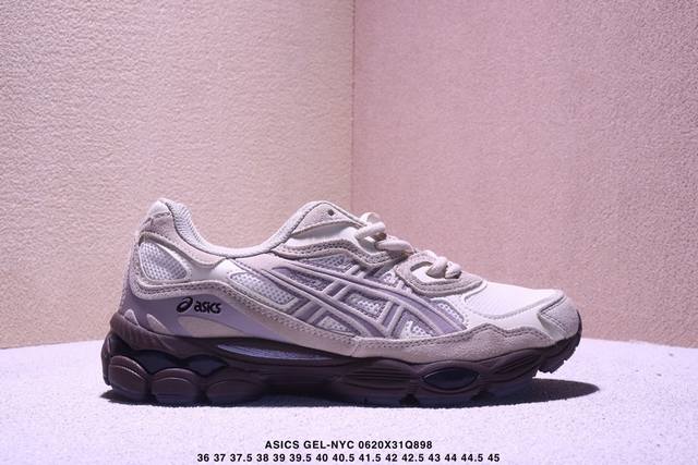 Corporate-level Asics Gel-Nyc Asics breathable mesh upper with some synthetic le