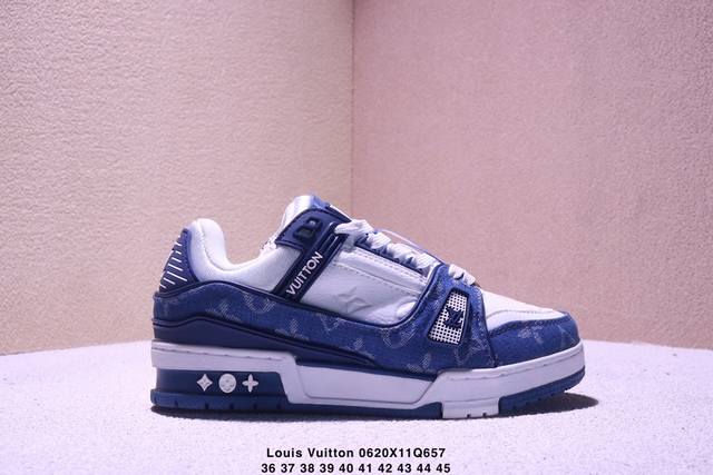 Louis Vuitton men's and women's shoes are made in Guangdong, upgraded with thick