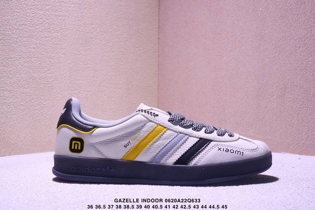 Corporate-level Adidas Originals Gazelle Indoor Indoor T-toe shoes Xiaomi co-bra