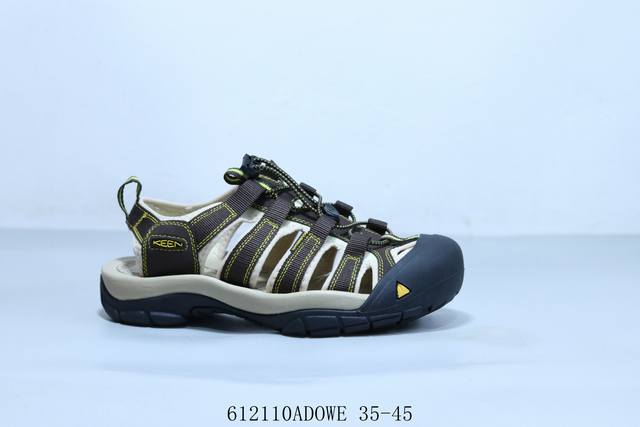 Keen Uneek Flat-M flat-bottomed woven elastic wear wading casual outdoor sandals
