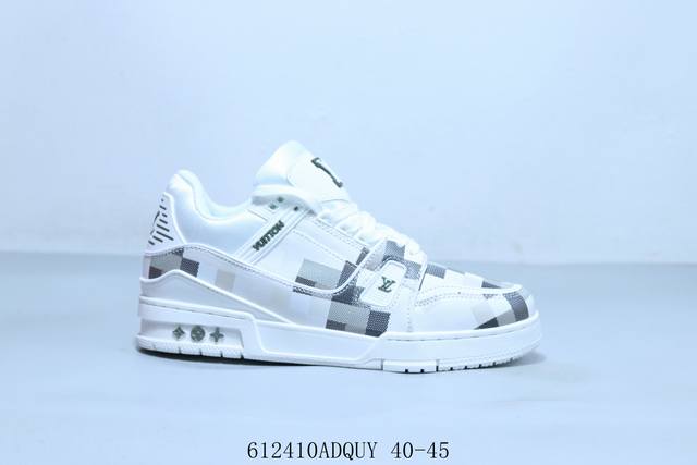 Lv Louis Vuitton Trainer Sneaker Low casual sports culture all-match basketball