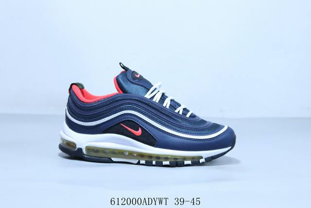 Nike Air Max 97 Og Qs Bullet Series New Color Retro Full Palm Air Cushion Sports