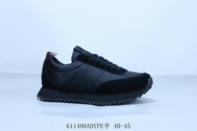 Moncler Pacey low-top waffle series all-match casual running shoes 611490Adype h