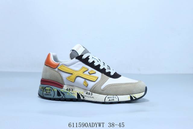 Premiata men's shoes official direct sales retro niche light luxury casual comfo