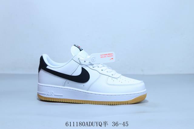 Nike Air Force 1 Af1 Nike low-top Air Force One casual sneakers 611 Aduyq half 3