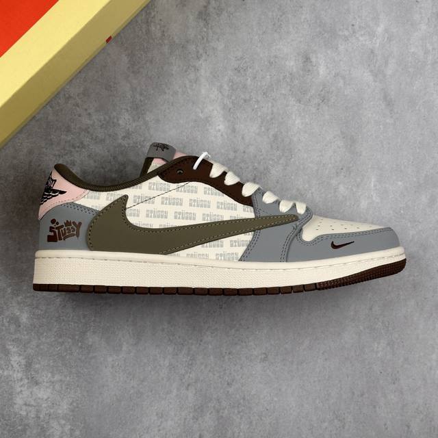 Local core private Travis Scott x Fragment Design x Jordan Air Jordan 1 Low Og S