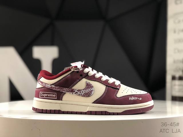 Corporate-level Nike Dunk Low with half size This model advocates breaking the t