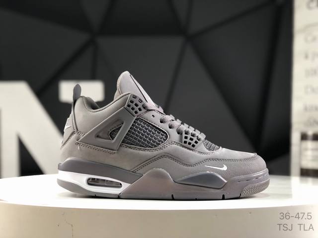 Nike Nigel Sylvester x Air Jordan Aj4 Retro joint black soul new upgrade and imp