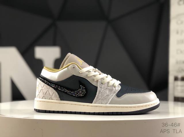 Nike Air Jordan 1 Low Aj1 Joe 1 low-top casual sneakers synchronized official co
