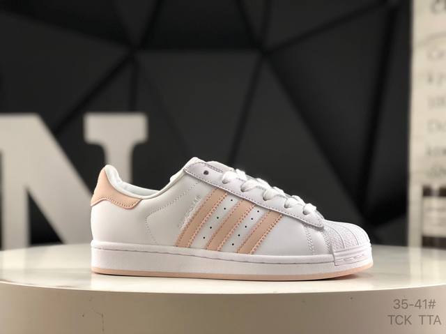 genuine label with half-size shell toe Adidas Ad Originals Superstar clover shel