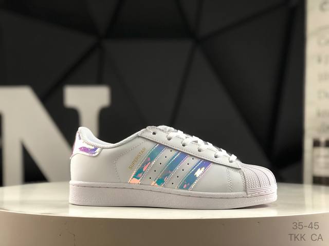 genuine label with half-size shell toe Adidas Ad Originals Superstar clover shel