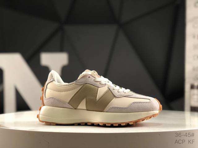 Nb New Balance 327 series retro casual sports jogging shoes are designed in a pu