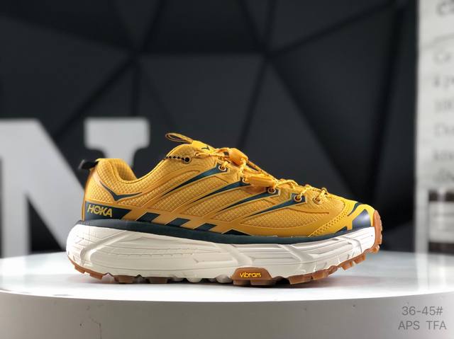 corporate level with half size Hoka Mafate Speed Three 2 Mafate ultra-light thic
