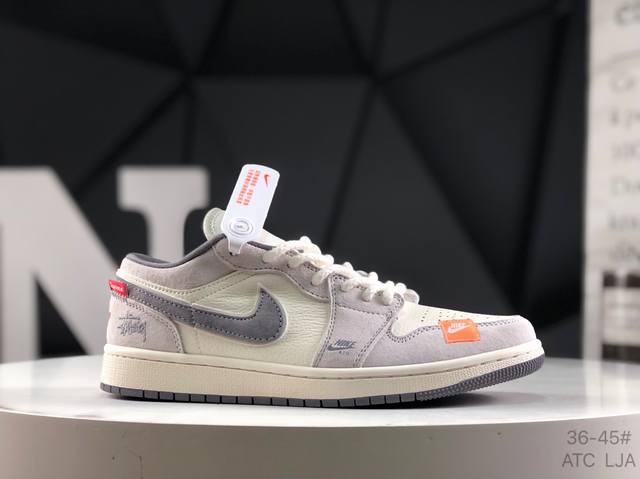company-level with half-size Nike Air Jordan 1 Low Aj1 Joe 1 low-top trendy spor